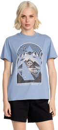 Volcom Lock It Up camiseta manga corta mujer | Carolina Blue