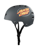 Skateboardhelm Bullet X Santa Cruz Oval Dot Logo | Dunkelgrau Matt