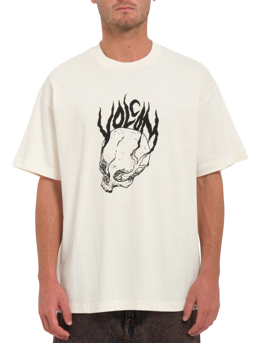 Camiseta Volcom Tomstone - Dirty White | Camisetas de hombre | Camisetas manga corta de hombre | Volcom Shop | surfdevils.com