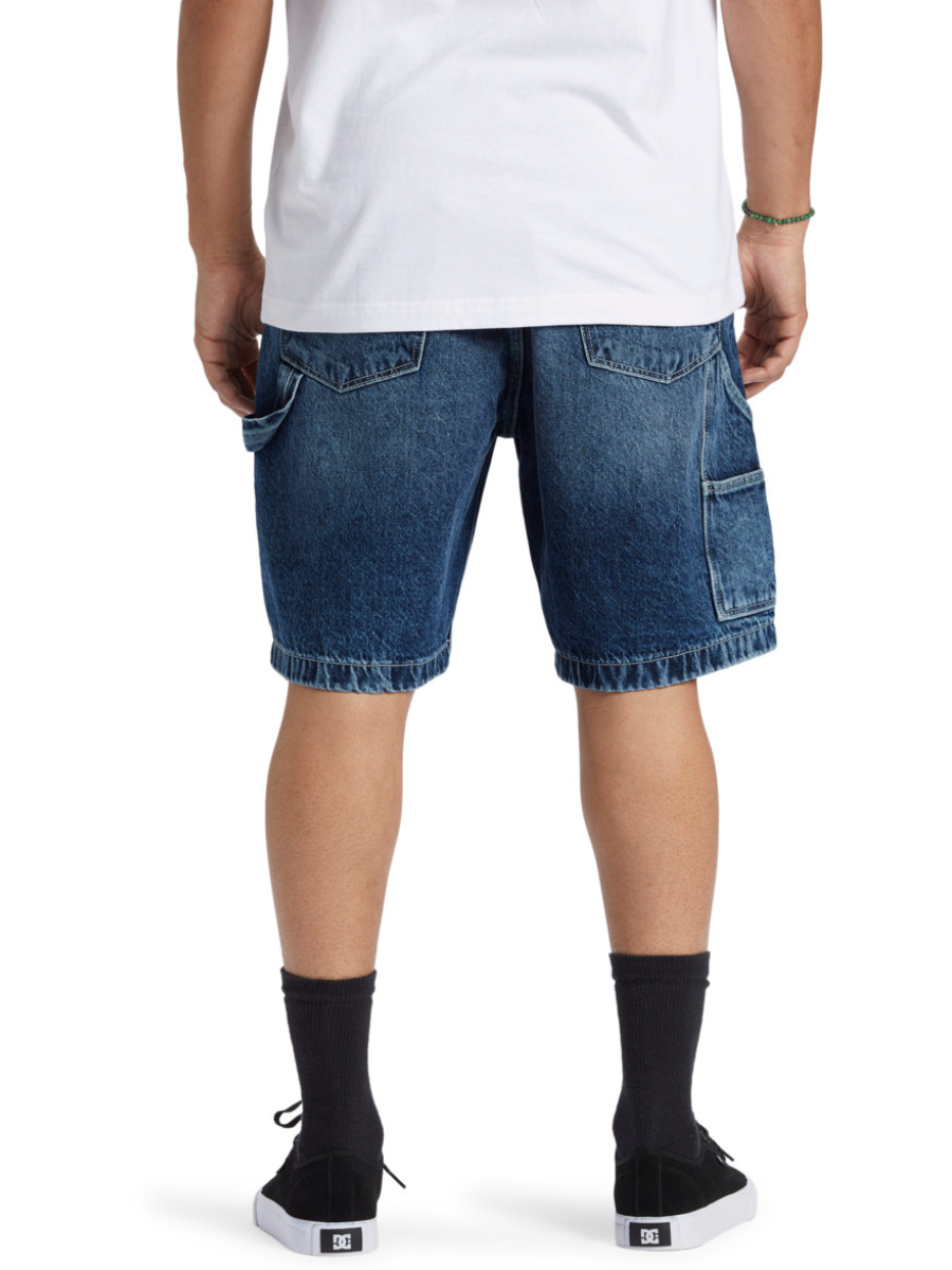 Carpenter Baggy 22" Denim Shorts - Dark Indigo