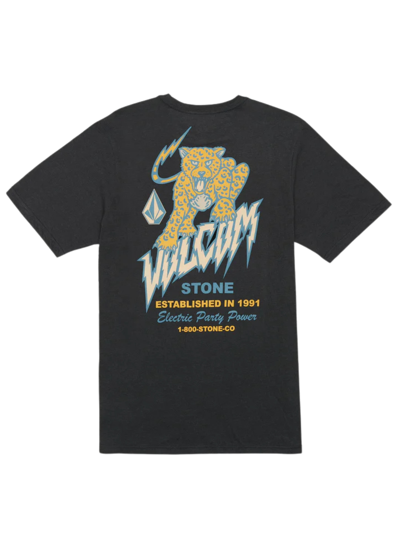 Volcom Camiseta Meow - Preto