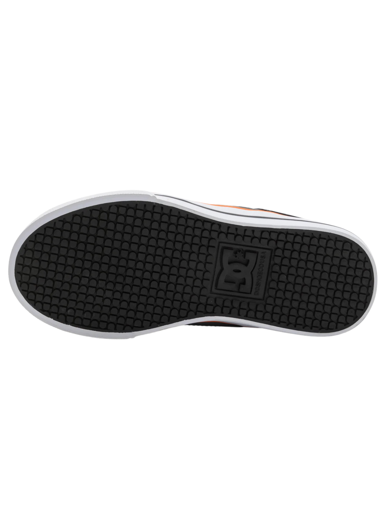 DC Shoes Pure Elastic children's sneakers - Black/White/Grey/Orange