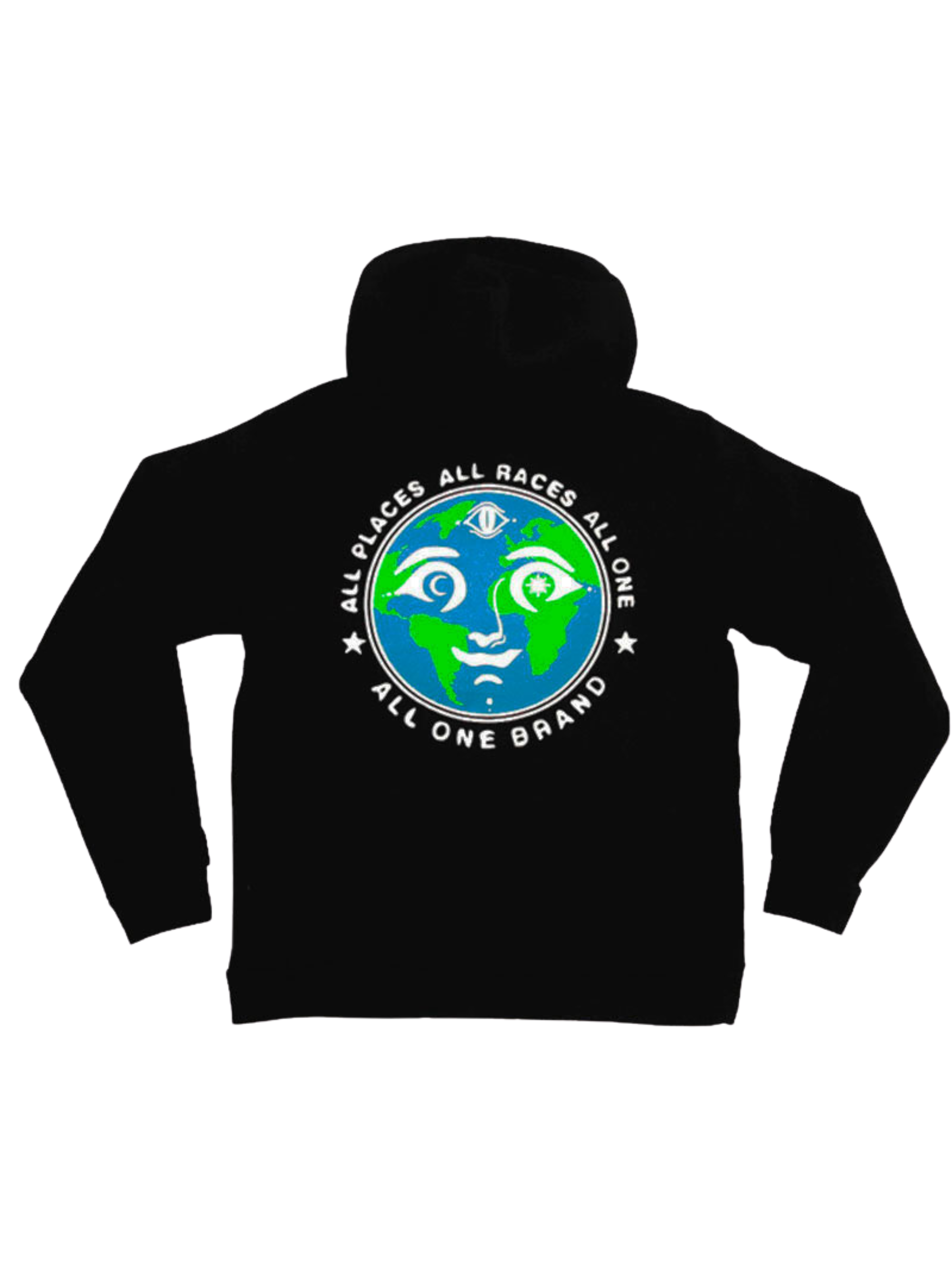 Sweat à capuche All One Brand All Places All Races – Noir