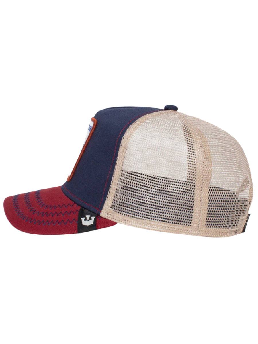 Cappellino The Freedom Eagle di Goorin Bros - Indaco