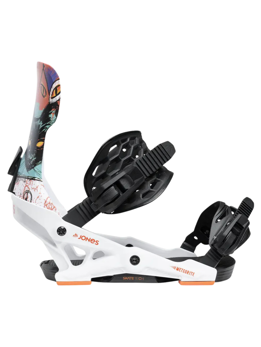 Jones Meteorite Snowboardbindung für Herren – Rallycat White
