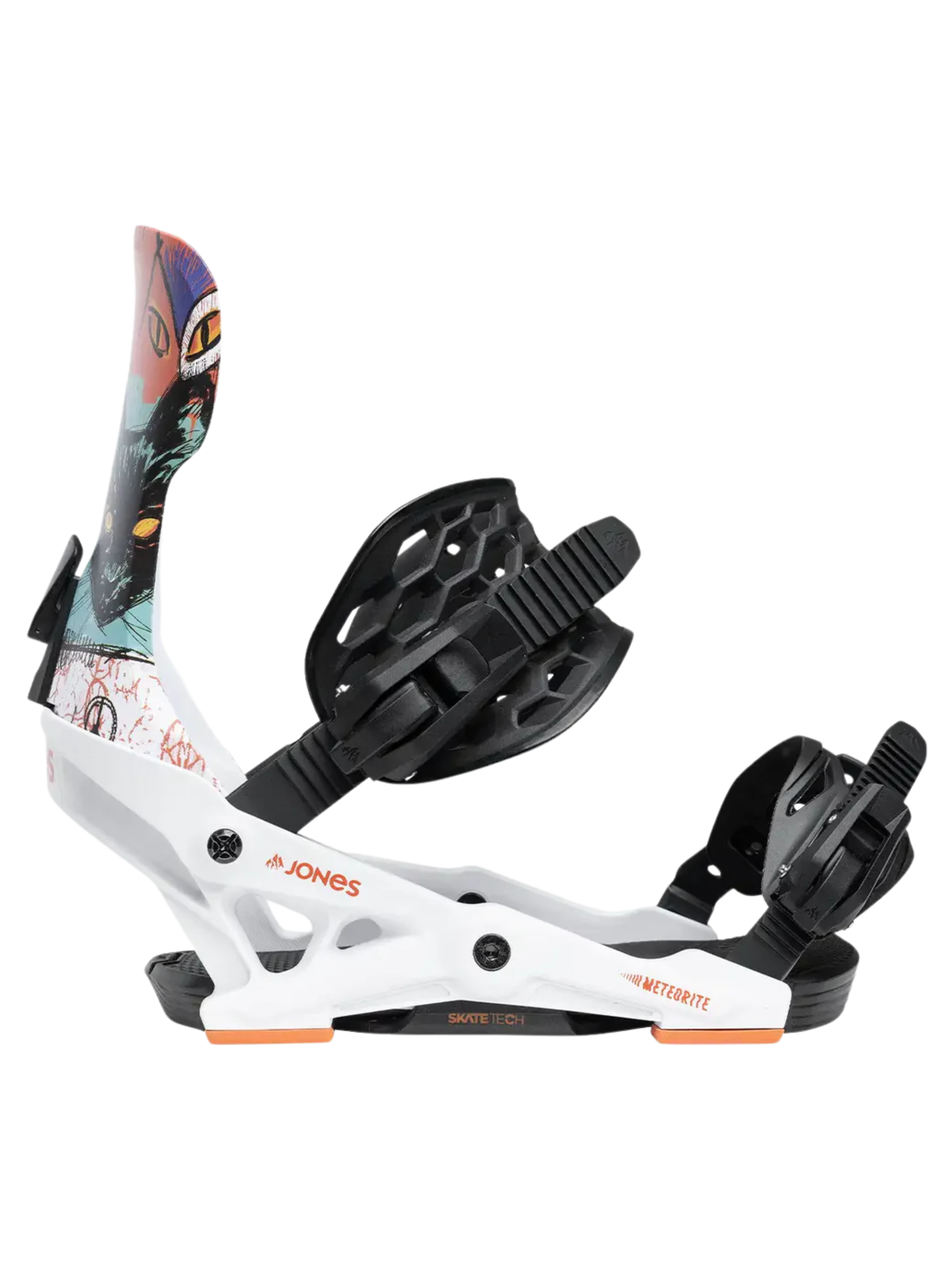 Jones Meteorite Snowboardbindung für Herren – Rallycat White

