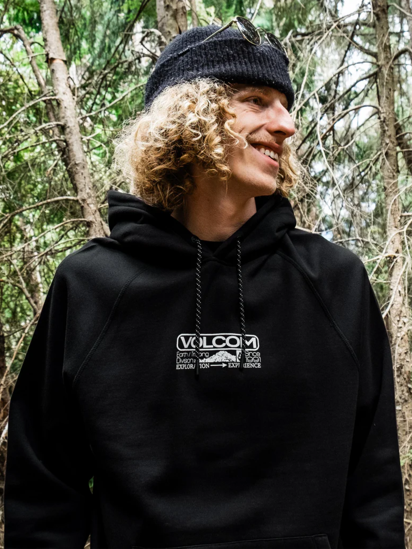 Sudadera con capucha Volcom Outthere - Black