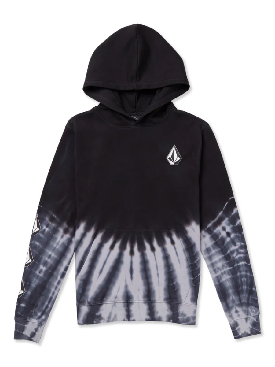 Volcom Dyed PO Boys' Sweatshirt - Black