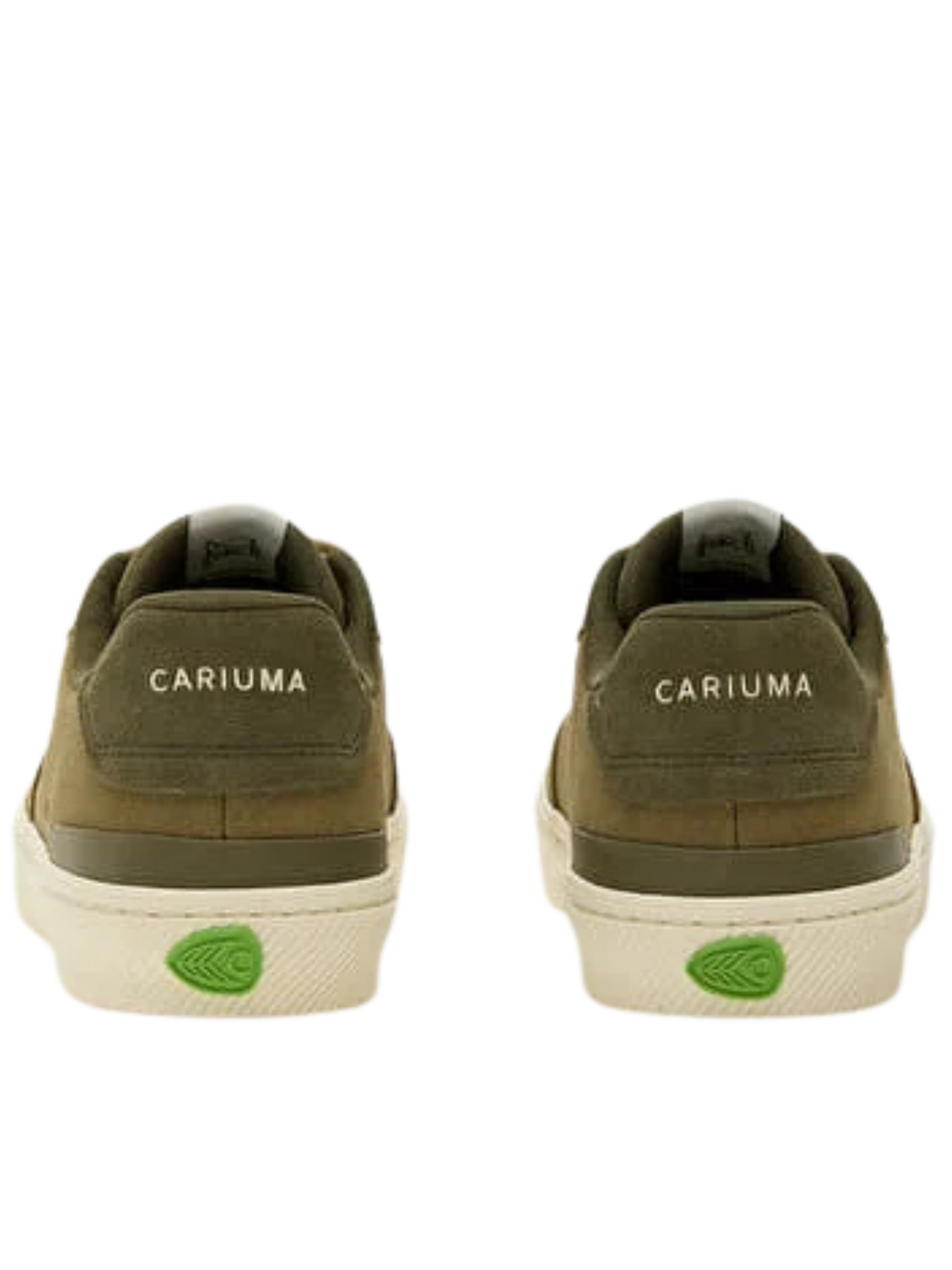 Cariumá Luan Pro Shoes | Logotipo camurça verde oliva marfim azeitona queimada