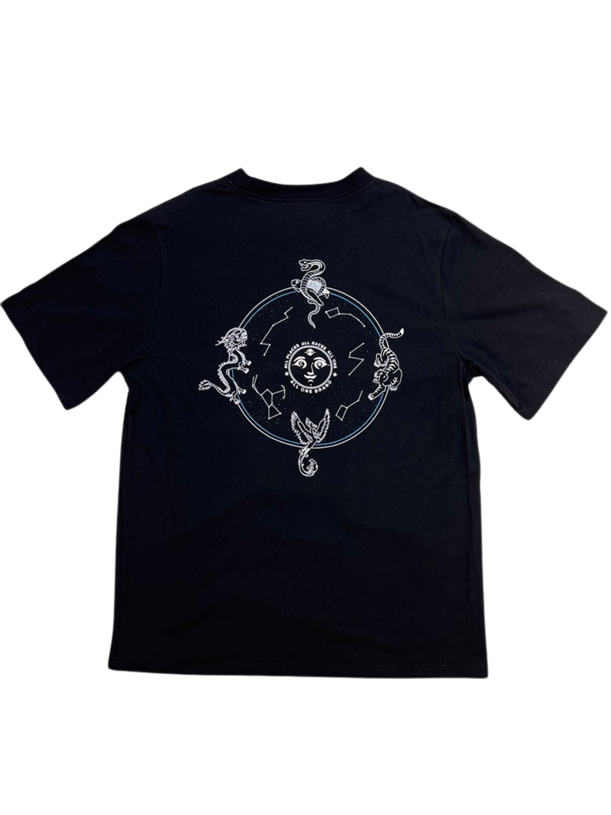 Camiseta All One Star Map - Black | Best selling products | Collection_Zalando | Men's short sleeve t-shirts | Men's T-shirts | Stock Steals | surfdevils.com