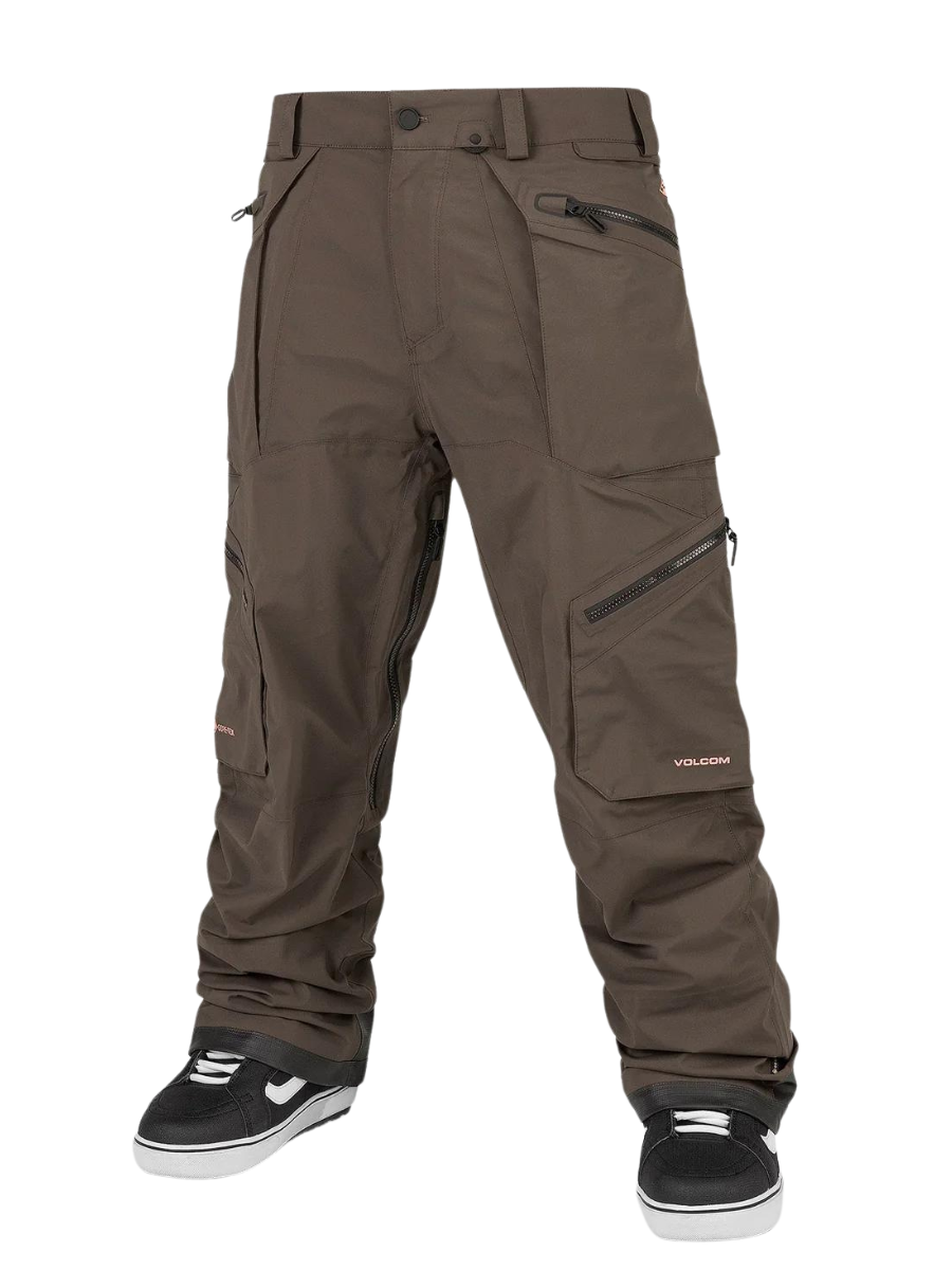 Pantalón de snowboard Volcom Guch Stretch GoreTex Pant - Brown