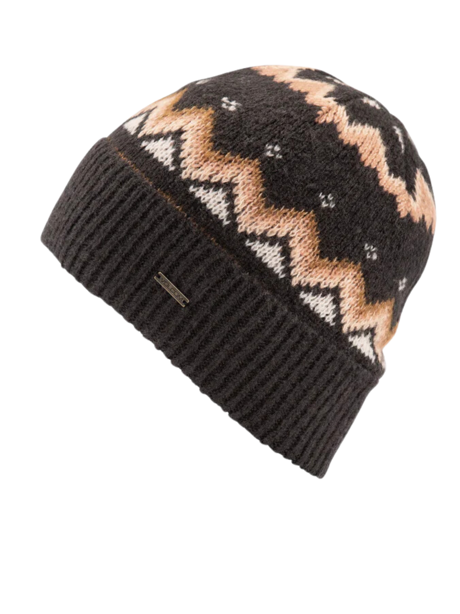 Volcom Not Fairisle Beanie – Vintage Schwarz