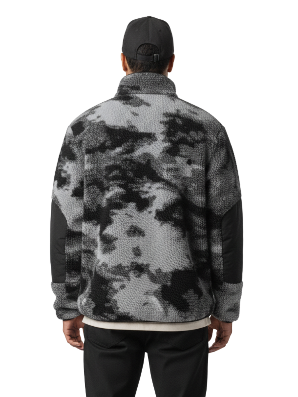 All One Brand Fleece Jacket - Camo Black