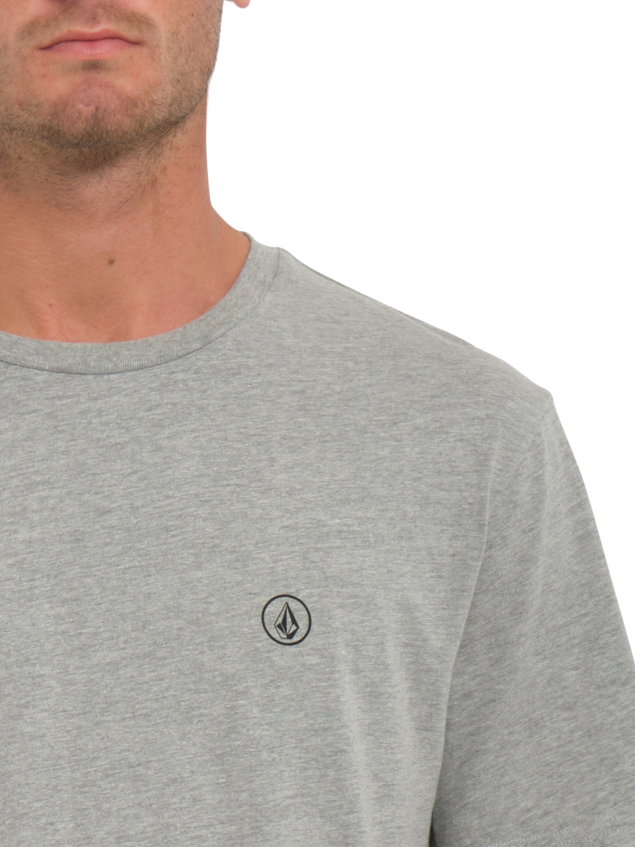 Camiseta Volcom Circle Blanks - Heather Grey | Camisetas de hombre | Camisetas manga corta de hombre | Volcom Shop | surfdevils.com