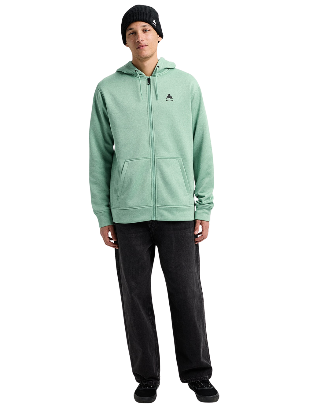 Men’s Burton Oak Full-Zip Hoodie | Soft Sage Heather