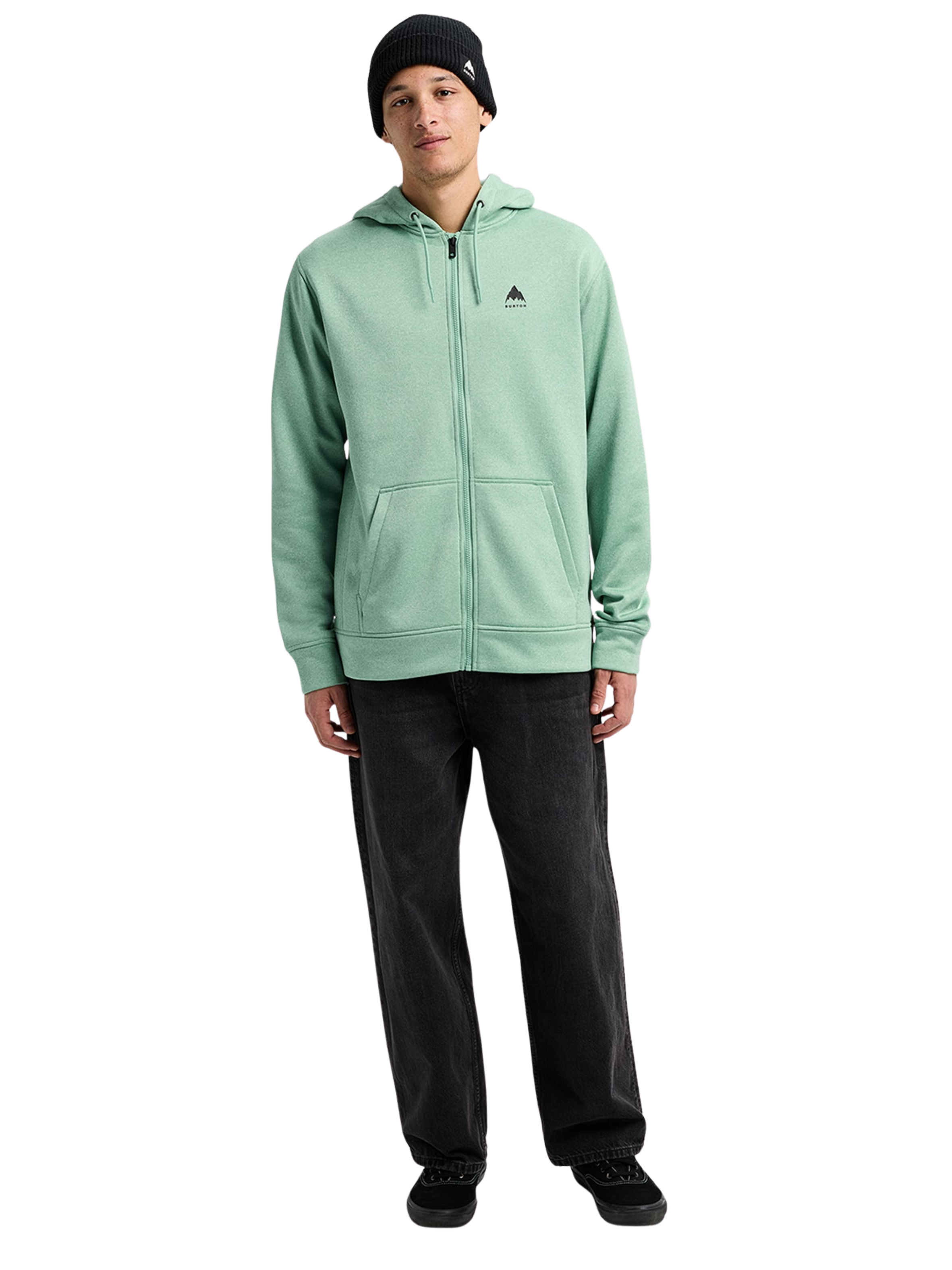 Men’s Burton Oak Full-Zip Hoodie | Soft Sage Heather