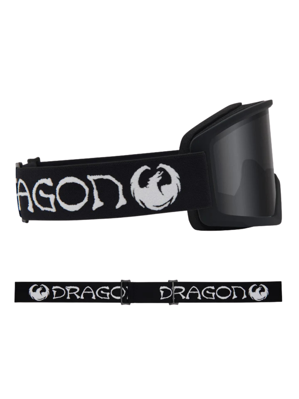 Máscara de snowboard Dragon DX3 L OTG | Classic Black – Lumalens Dark Smoke Lens