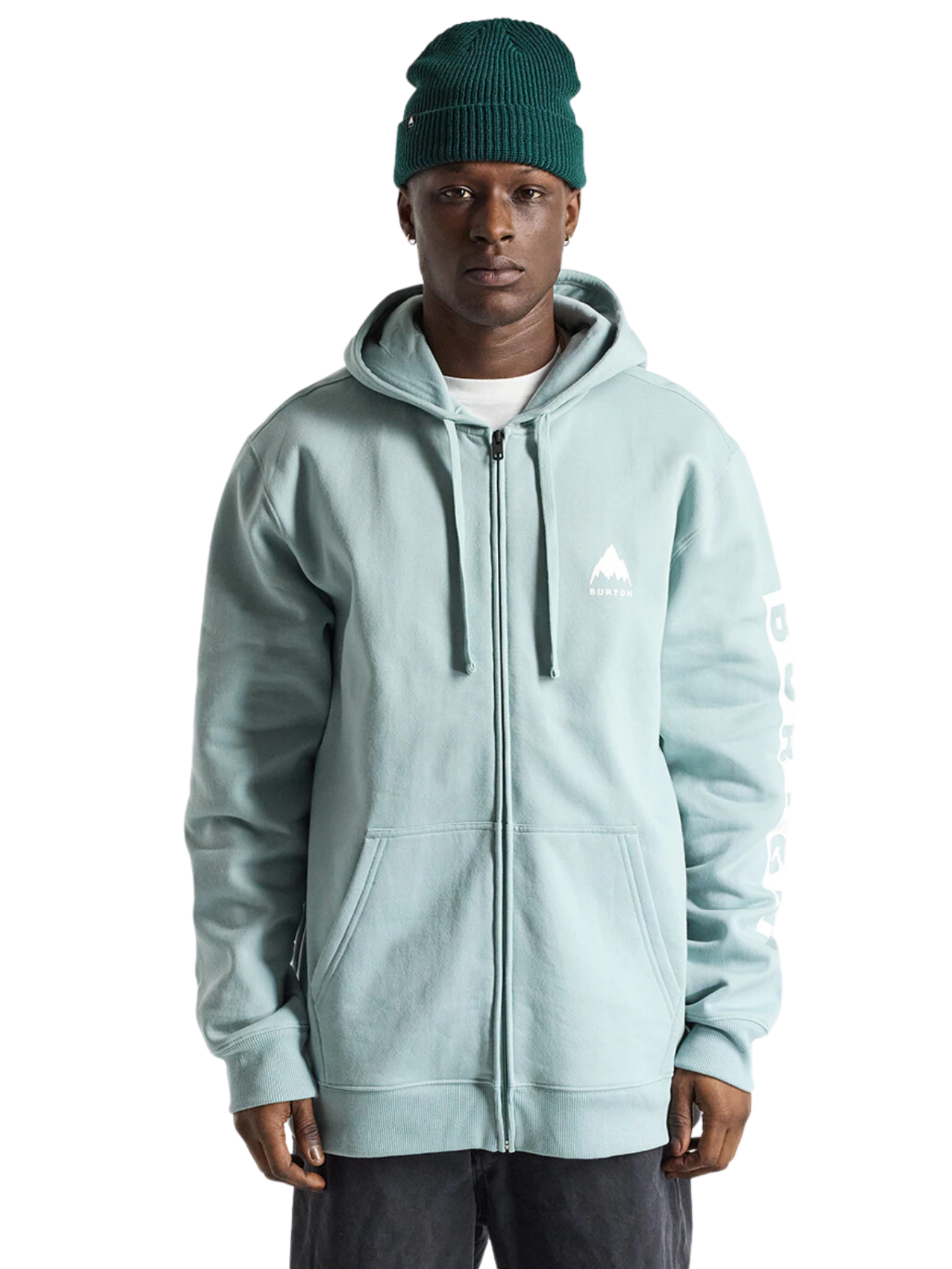 Burton Elite Zip Hoodie - Petrol Green