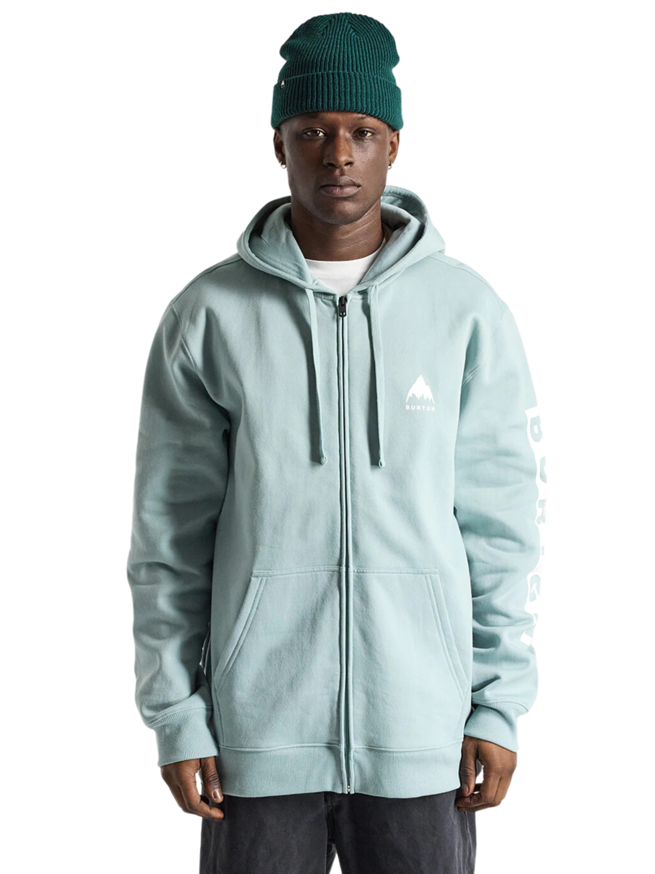 Felpa con cappuccio Burton Elite Zip - Verde petrolio