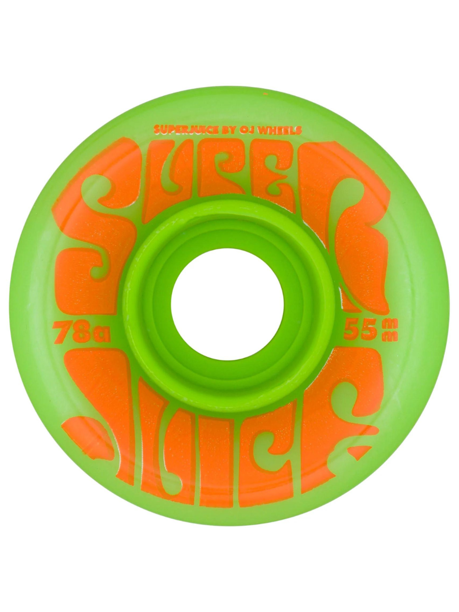 OJ Wheels Mini Super Juice Green 78A Skateboard Wheels - 55mm