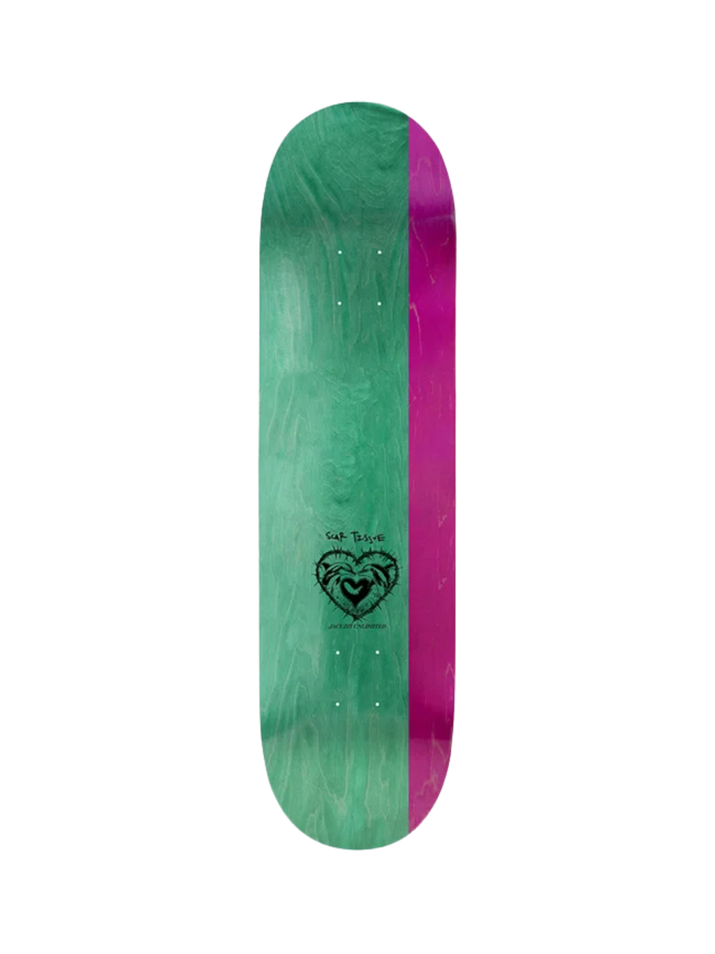 Skateboard-Deck Dolphin Logo Ex7 - Black | 8.25"