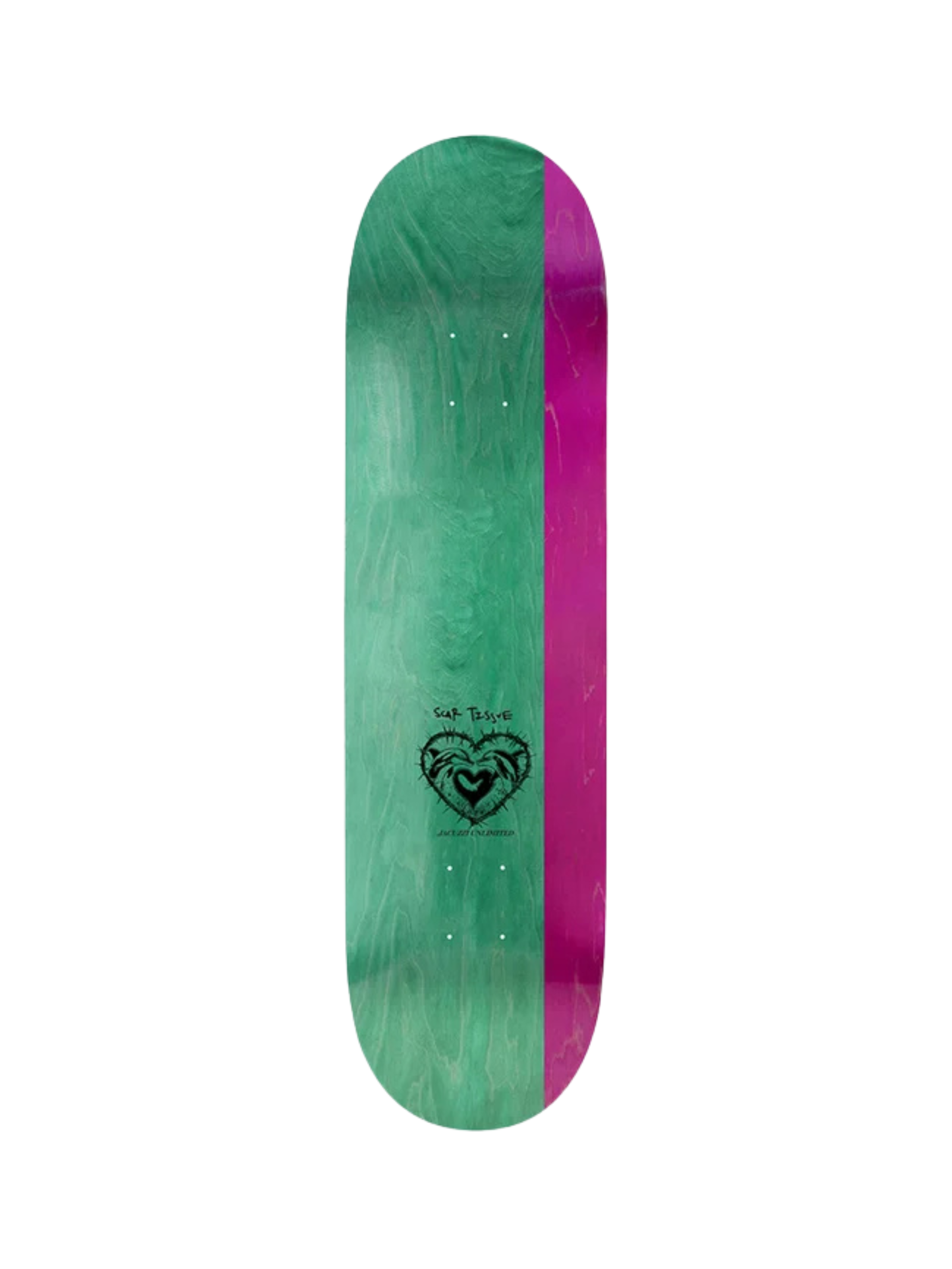 Skateboard-Deck Dolphin Logo Ex7 - Black | 8.25"