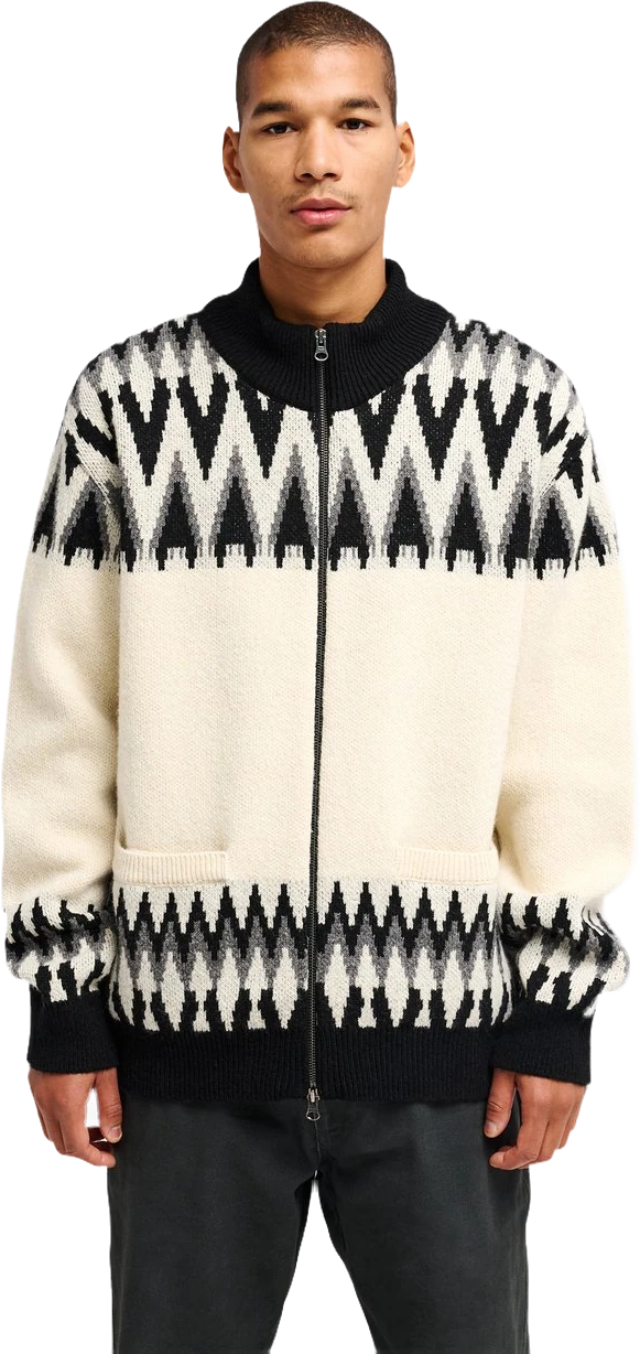 Rvca Derwent Jersey con cremallera jersey hombre | Blanco