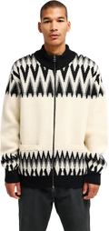 Rvca Derwent Jersey con cremallera jersey hombre | Blanco