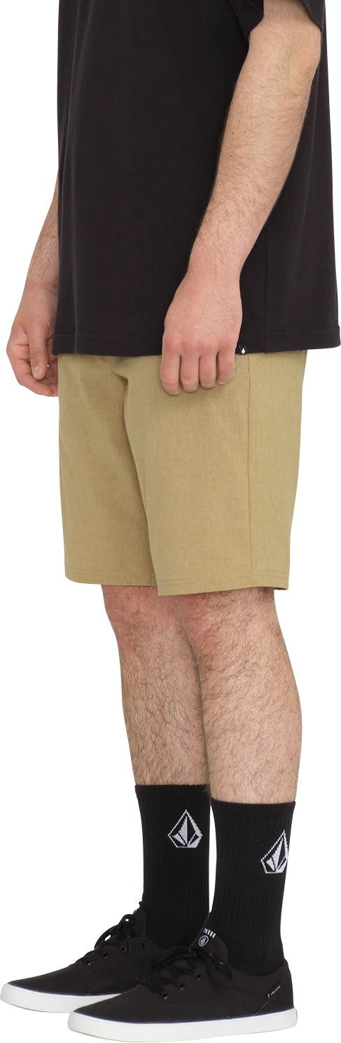Volcom Frickin Cross Shred Static 20 hybrid short hombre detail 4 | Dark Khaki