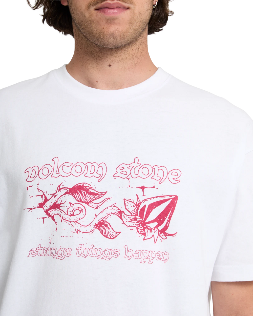 Volcom INGROW LSE SST camiseta manga corta hombre detail 3 | White