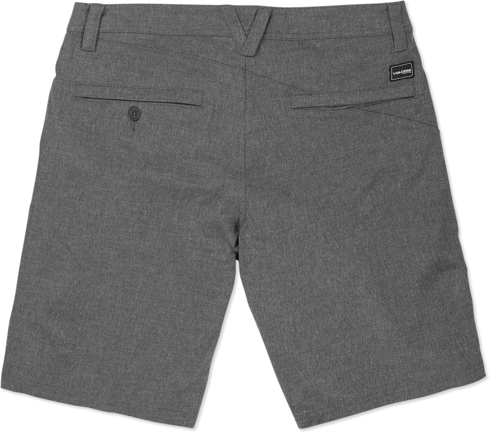 Volcom Frickin Cross Shred Static 20 hybrid short hombre detail 4 | Charcoal Heather