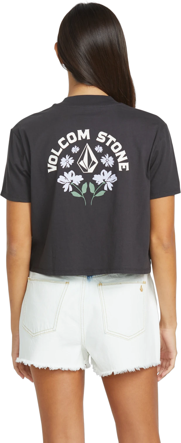 Volcom Pocket Dial T-shirt camiseta manga corta mujer detail 1 | Vintage Black