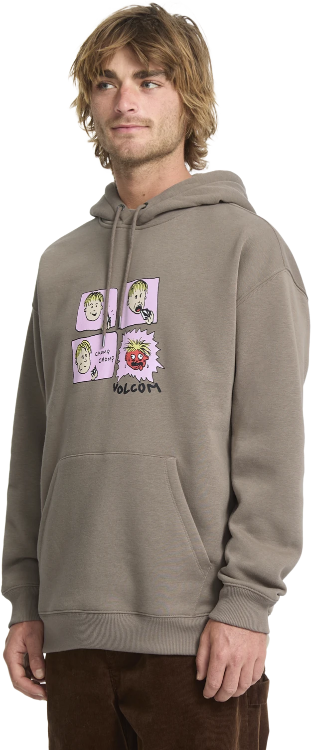 Volcom Chomp Chomp sudadera con capucha hombre detail 5 | Brindle