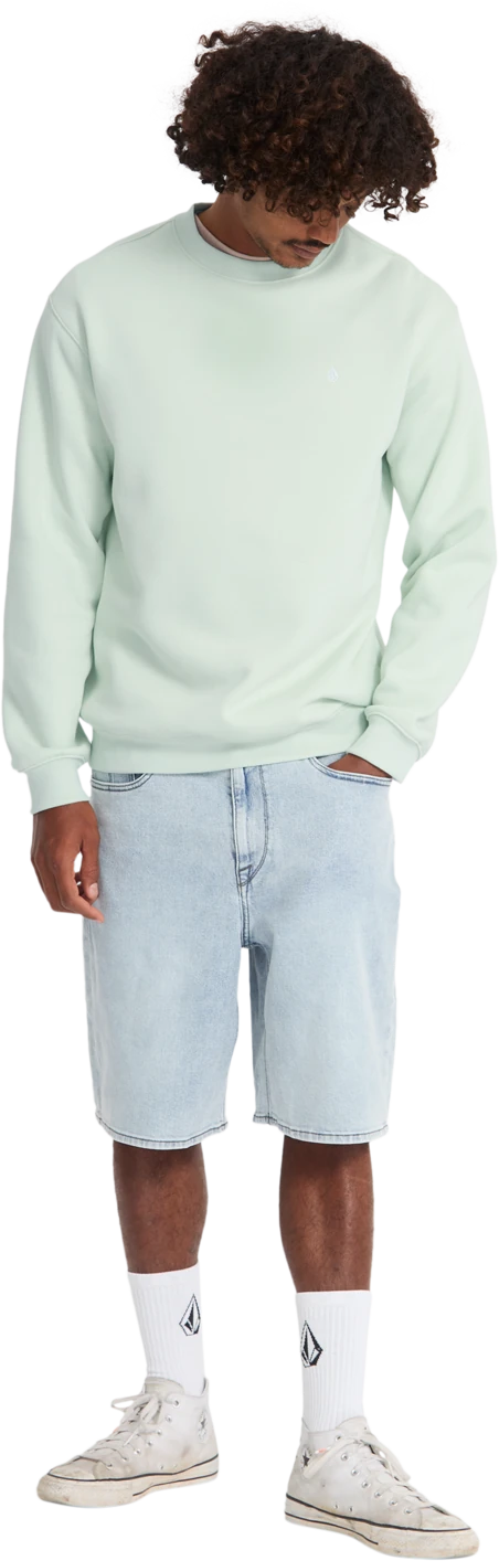 Volcom SINGLE STONE CREW sudadera hombre detail 6 | Pale Aqua