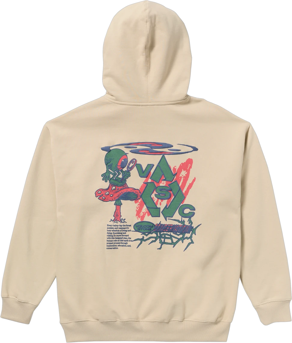 Volcom VSC Tripper sudadera con capucha hombre detail 7 | Light Beige