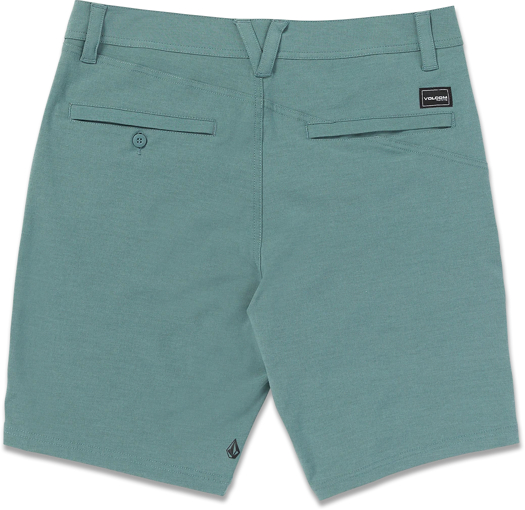 Volcom Frickin Cross Shred Static 20 hybrid short hombre detail 1 | Service Blue