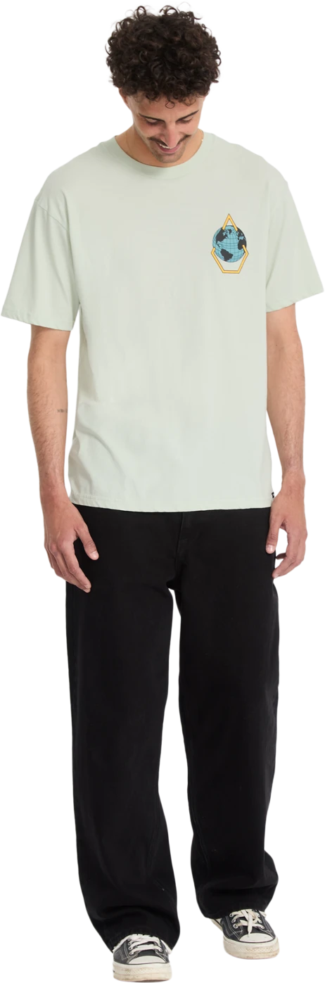 Volcom GLOBULAR SST camiseta manga corta hombre detail 4 | Pale Aqua