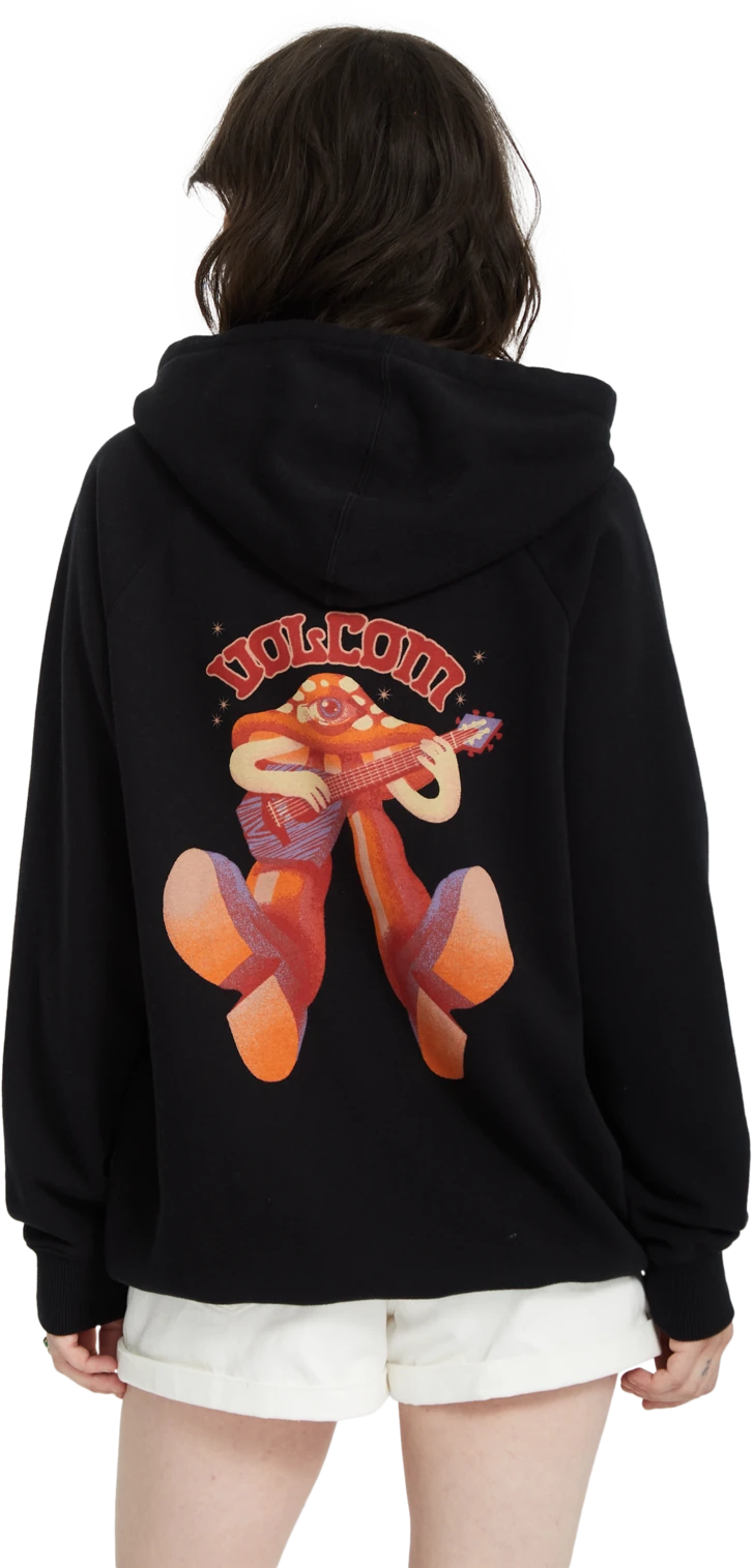 Volcom Truly Stoked BF PO sudadera mujer detail 1 | Black