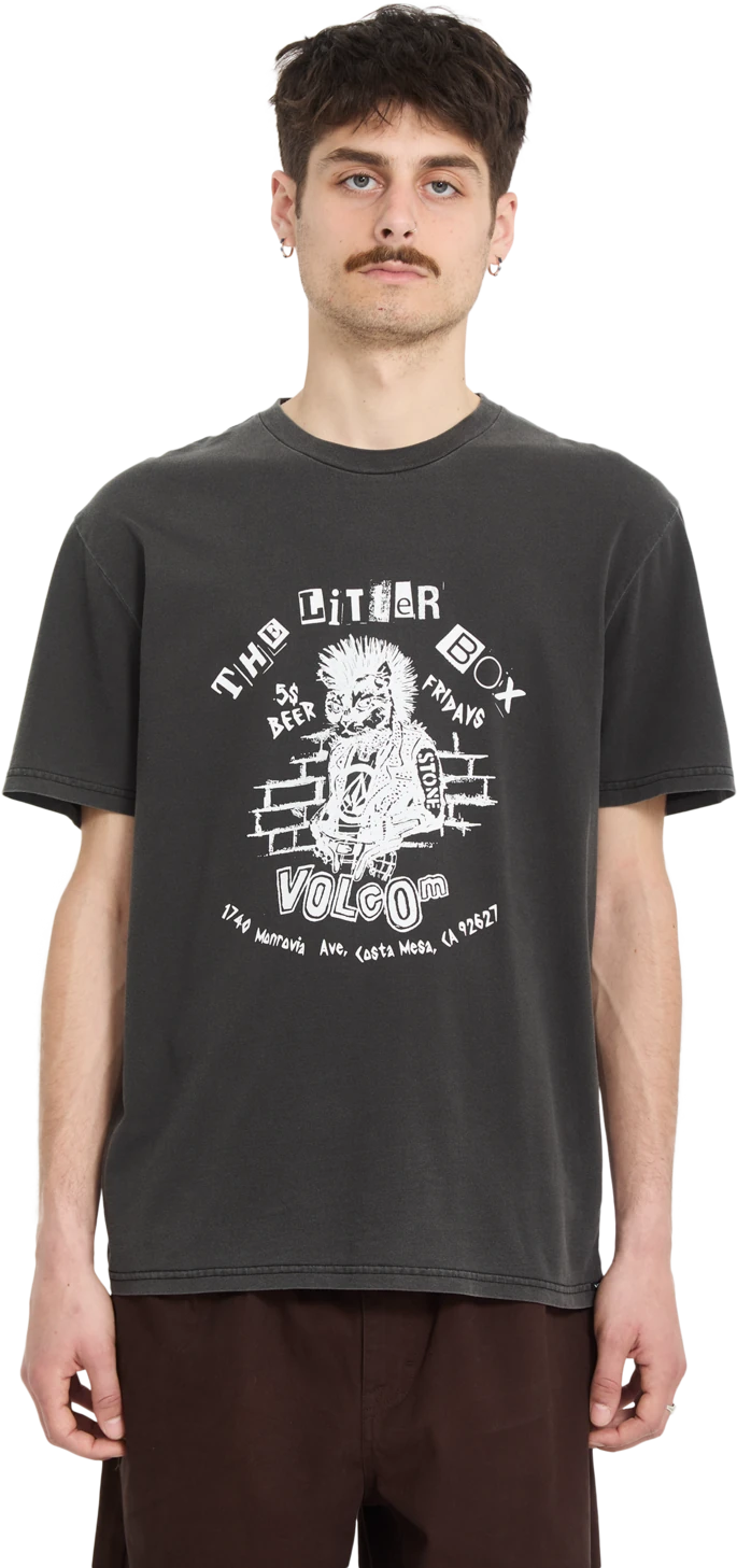Volcom PUNKAT PW SST camiseta manga corta hombre | Black