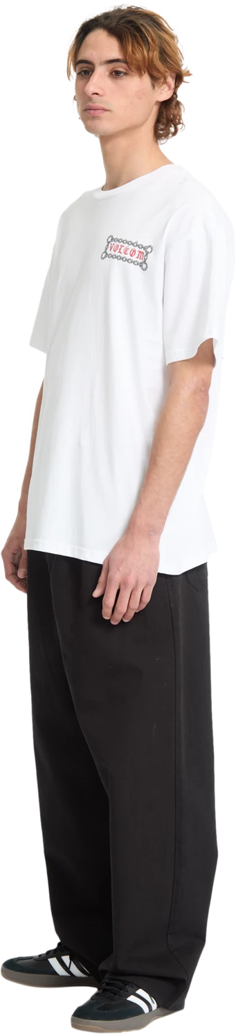 Volcom Fa Daniel Shepard Unlocked camiseta manga corta hombre detail 4 | WHITE