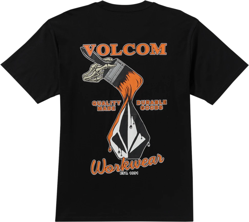 Volcom Enamel camiseta manga corta hombre detail 6 | Black