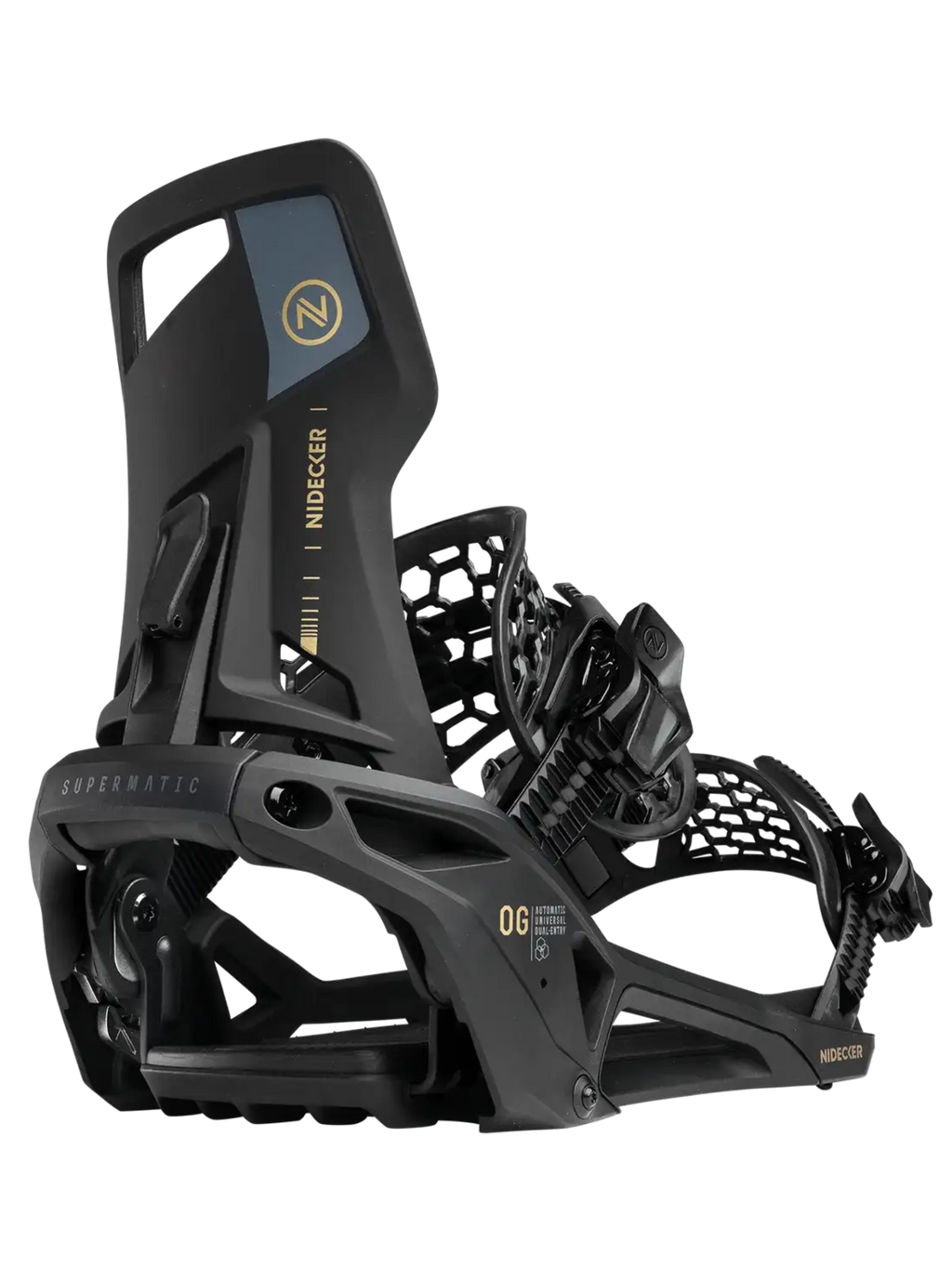 Fijaciones snowboard Nidecker SuperMatic OG 2026 | Black