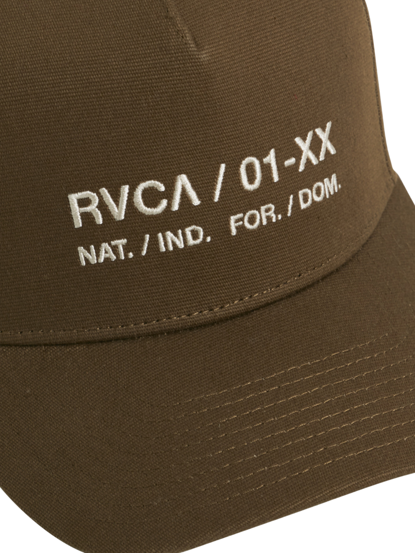 Rvca Circa Pinched Cap - Ermine