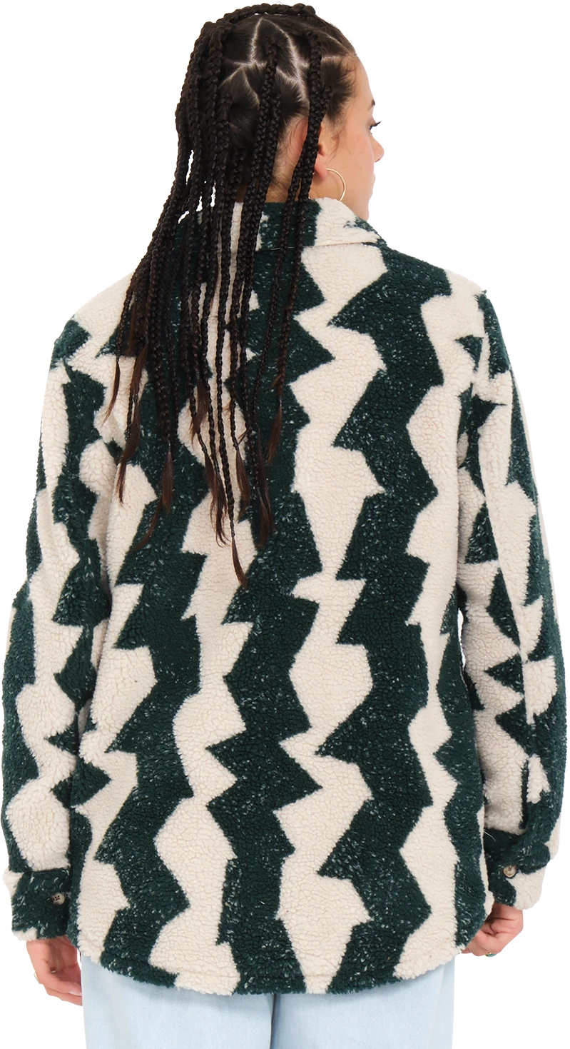 Volcom SILENT SHERPA JACKET chaquetas y abrigos mujer detail 1 | Ponderosa Pine