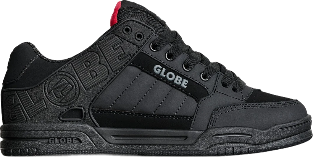 Globe Tilt calzado hombre | Black/Red/Tartan