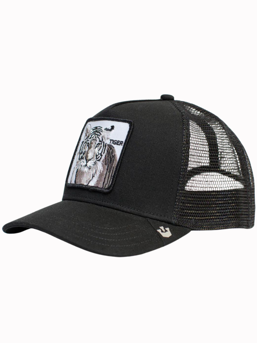 Gorra Trucker Goorin Bros The White Tiger - Black | Coleção_Zalando | Cápsulas | Novos Produtos | Produtos mais recentes | Produtos mais vendidos | surfdevils.com