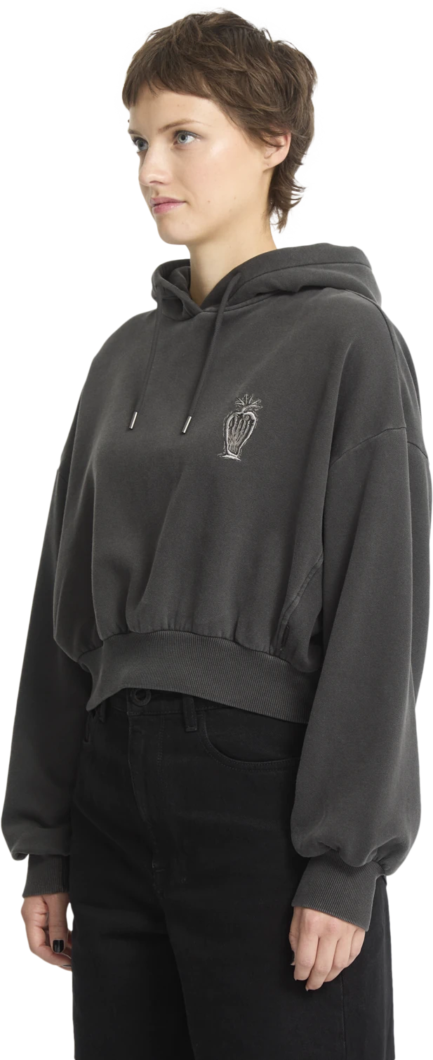 Volcom FA Vaderetro sudadera con capucha mujer detail 8 | Vintage Black