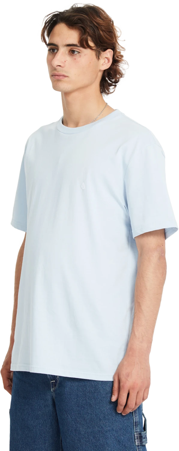 Volcom Stone Blanks camiseta manga corta hombre detail 6 | Carolina Blue