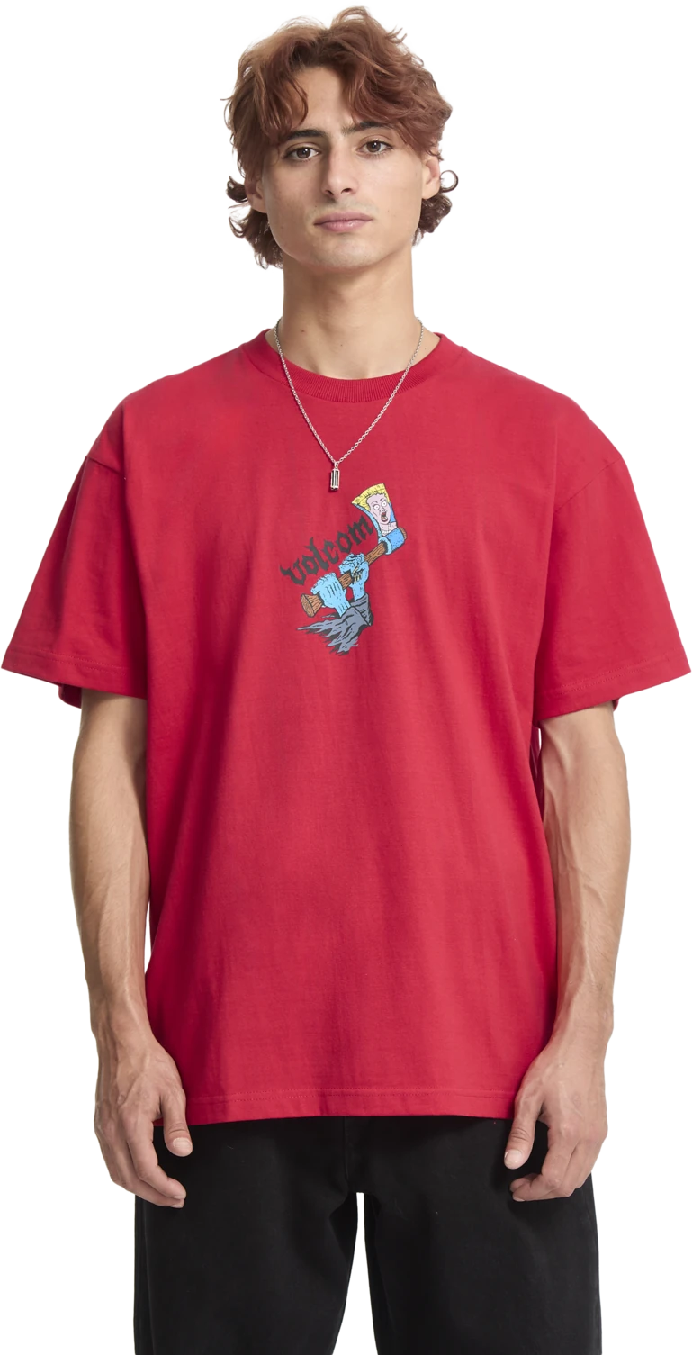 Volcom J.J. Villard 3 camiseta manga corta hombre | Lifeguard Red