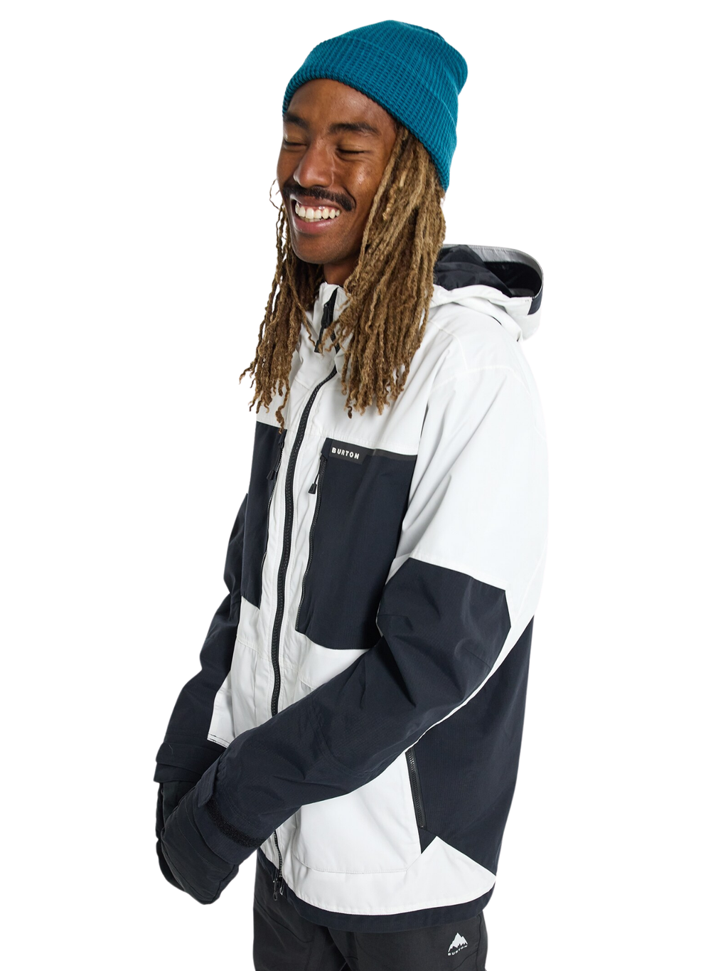 Burton Frostner 2L Snowboard Jacket - Stout White / True Black
